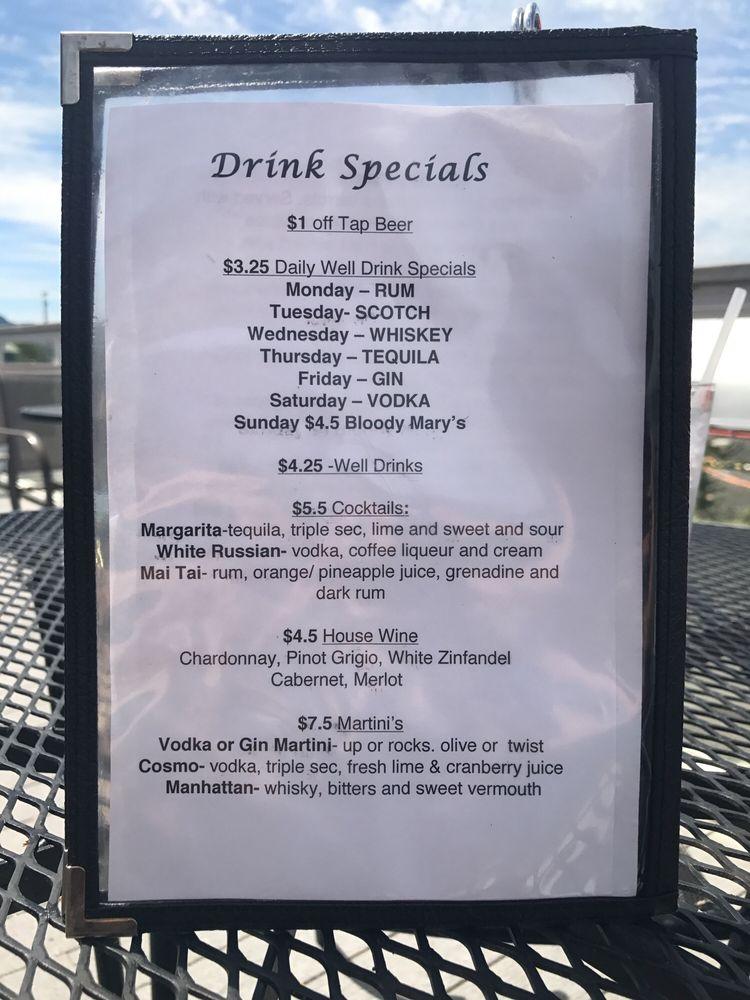 Menu At Secret Cove Pub And Bar Anacortes