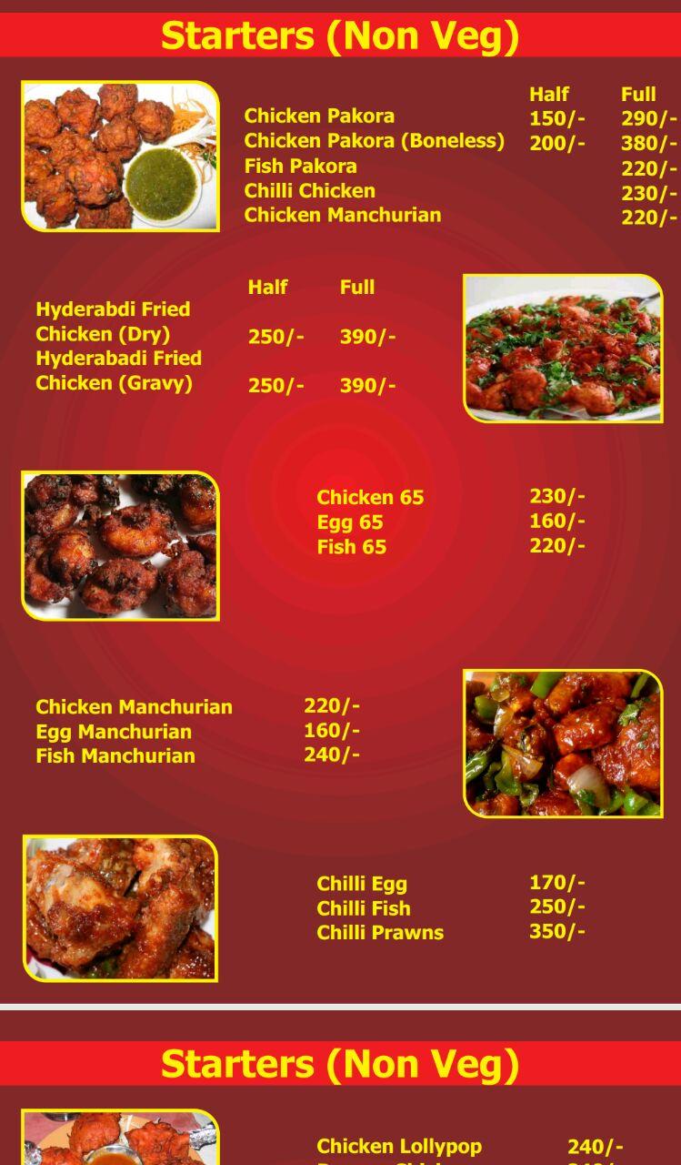 Menu At The Hyderabadi Biryani House, Gurugram, Shop No