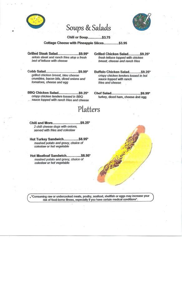 Carta del restaurante Corner Kitchen, Mercer