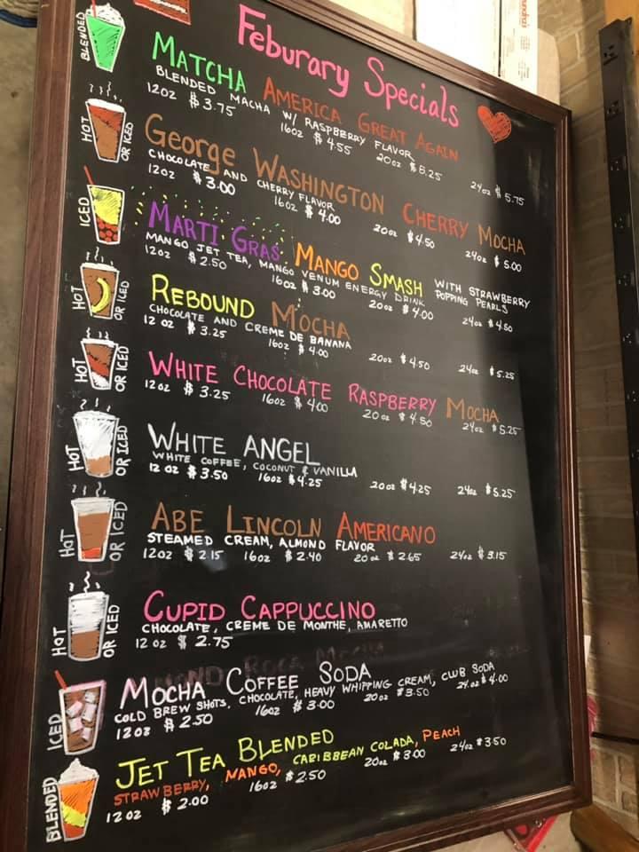 Menu at BIG AL'S Coffee Shop, Colville
