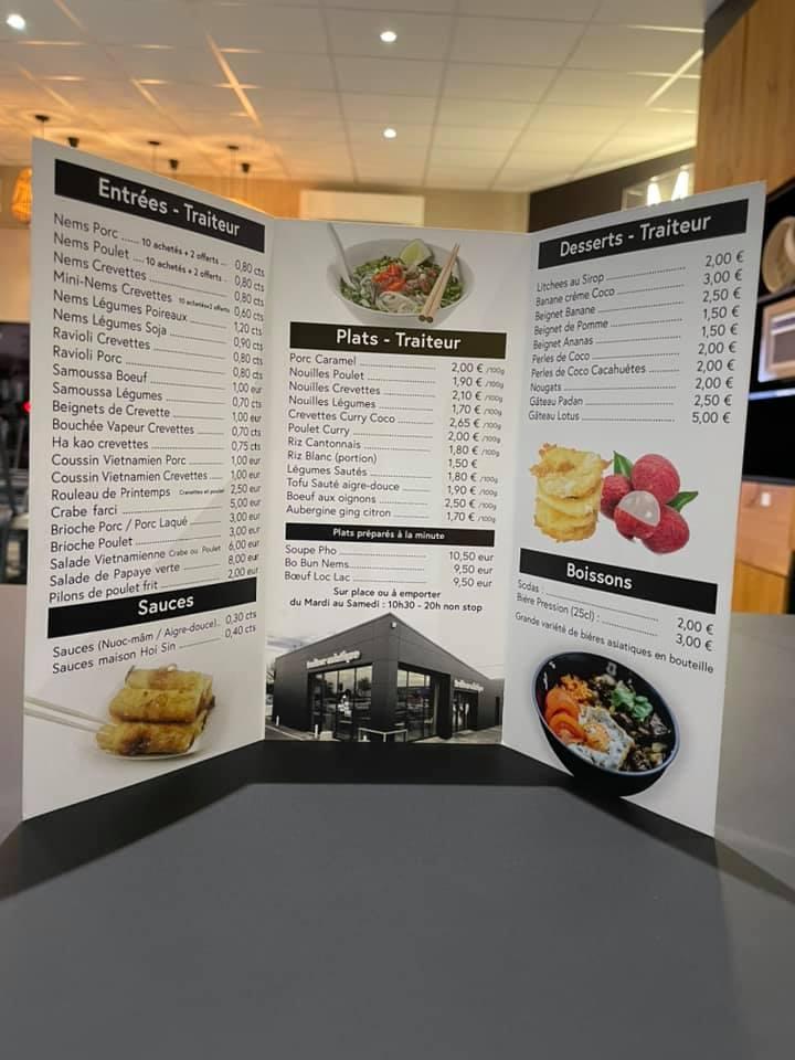 Menu de Mothaibayo