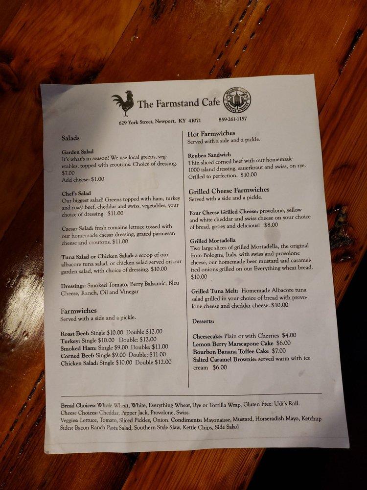 Menu at Wooden Cask Brewing Company pub & bar, Newport