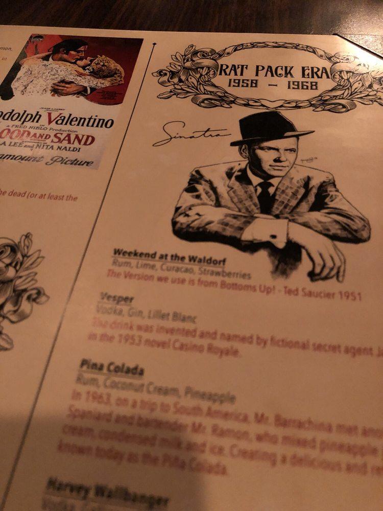 Menu at Herbs and Rye pub & bar, Las Vegas