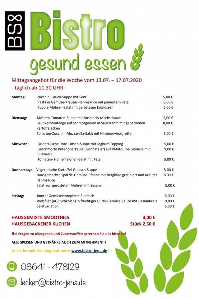 Speisekarte von BISTRO BS8 Jena restaurant, Jena