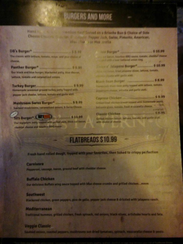 Menu At DB S Tavern Pub Bar Charlotte   R285 Menu DBs Tavern 2022 08 2 