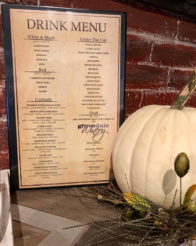 Menu at Oliver's Pub & Grill, Wysox