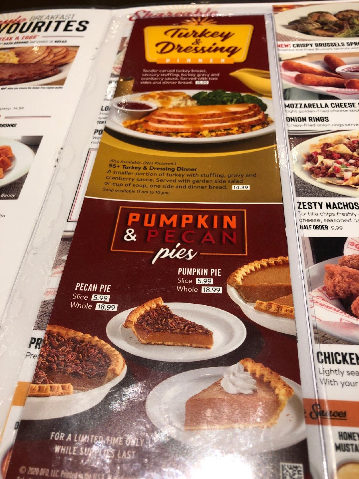 Menu at Denny's restaurant, Langley Township, 202 St. #201