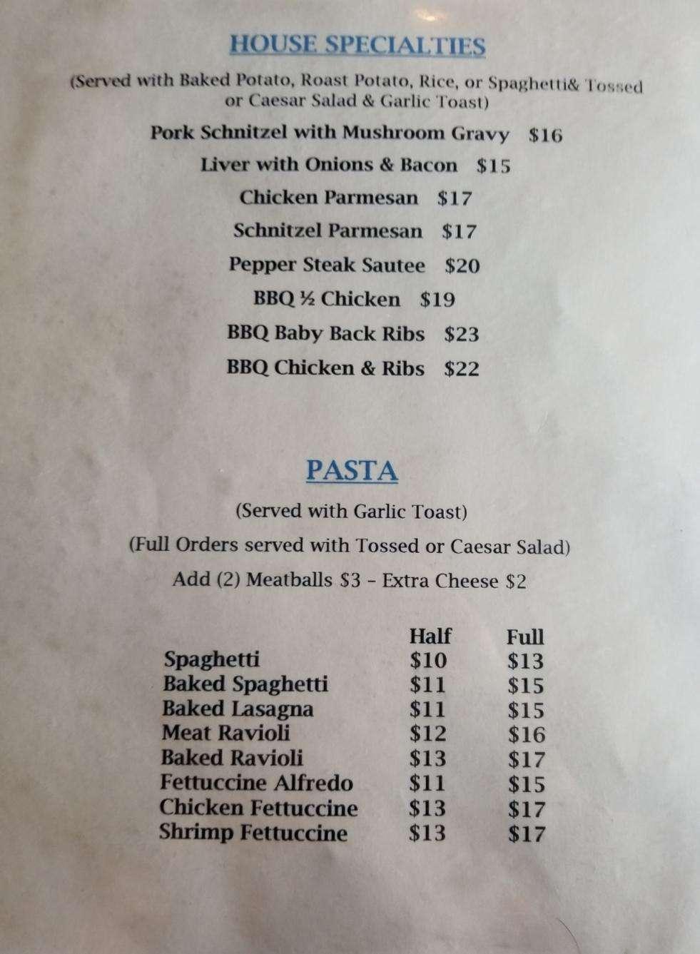 Menu at Little Greek Restaurant, Surrey