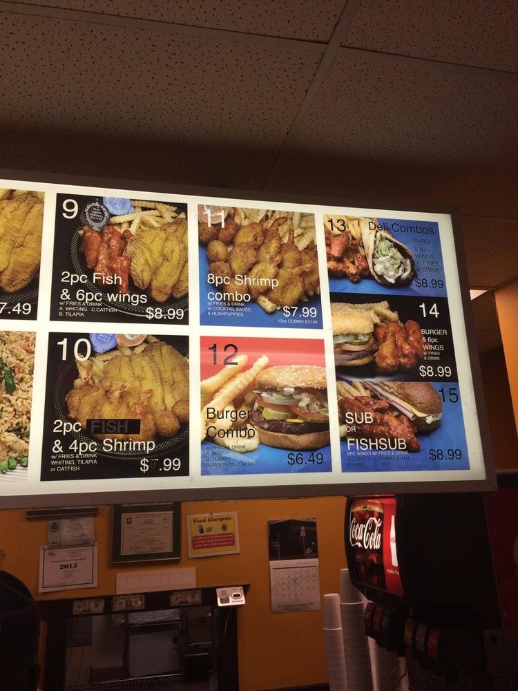 Menu at Eastpoint Fish & Wings restaurant, East Point