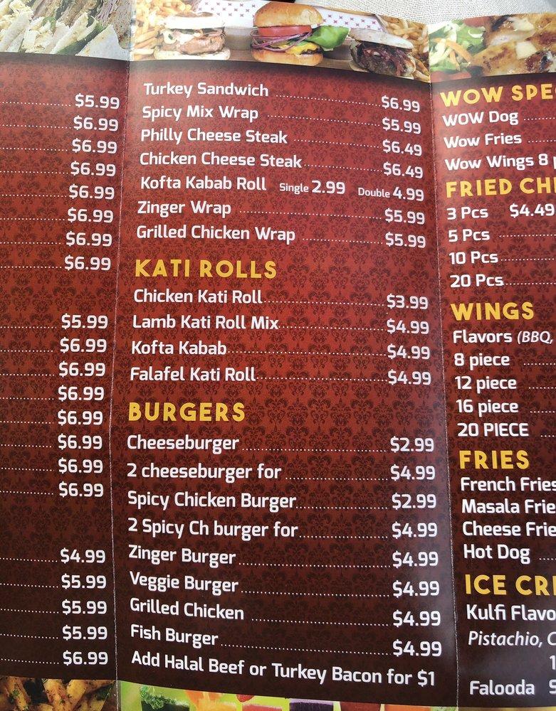 Menu at Gyro Spot fast food, Valley Stream