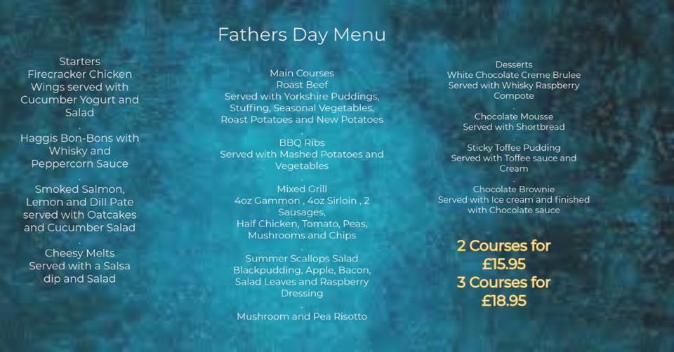 Menu at Fairway Hotel & Restaurant, Bathgate