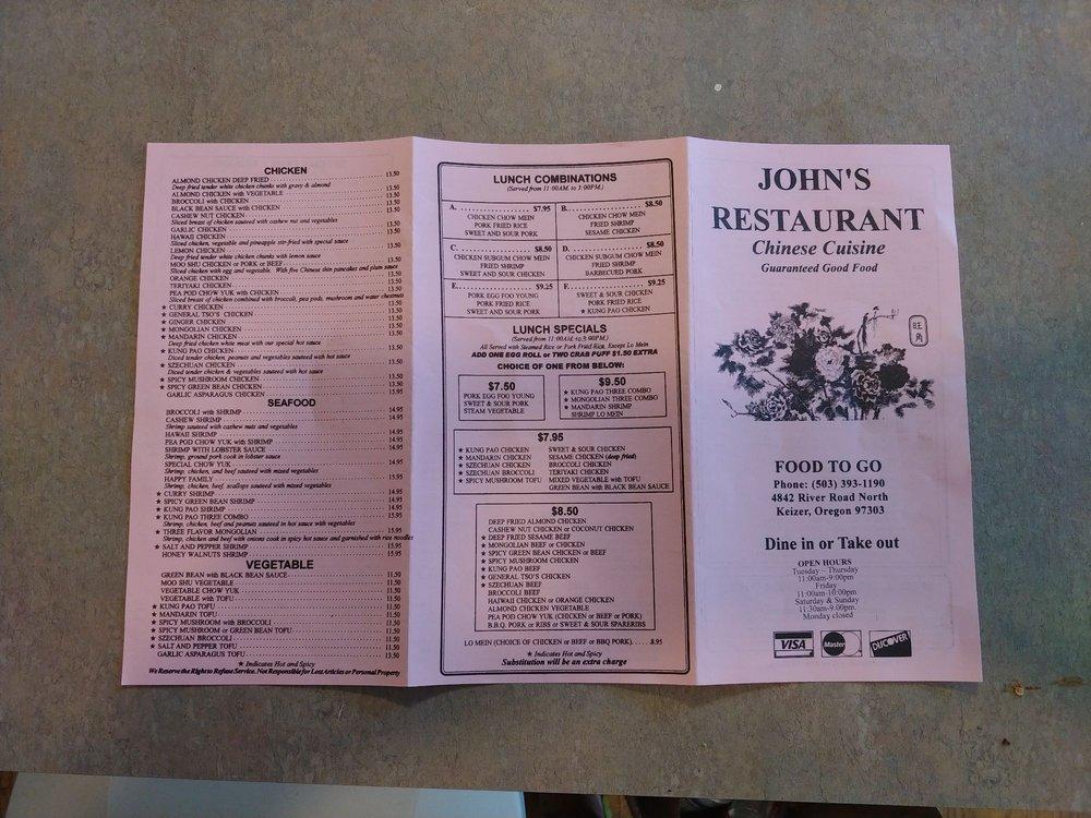 John’s Chinese Food Keizer: Authentic Flavors, Welcoming Ambiance