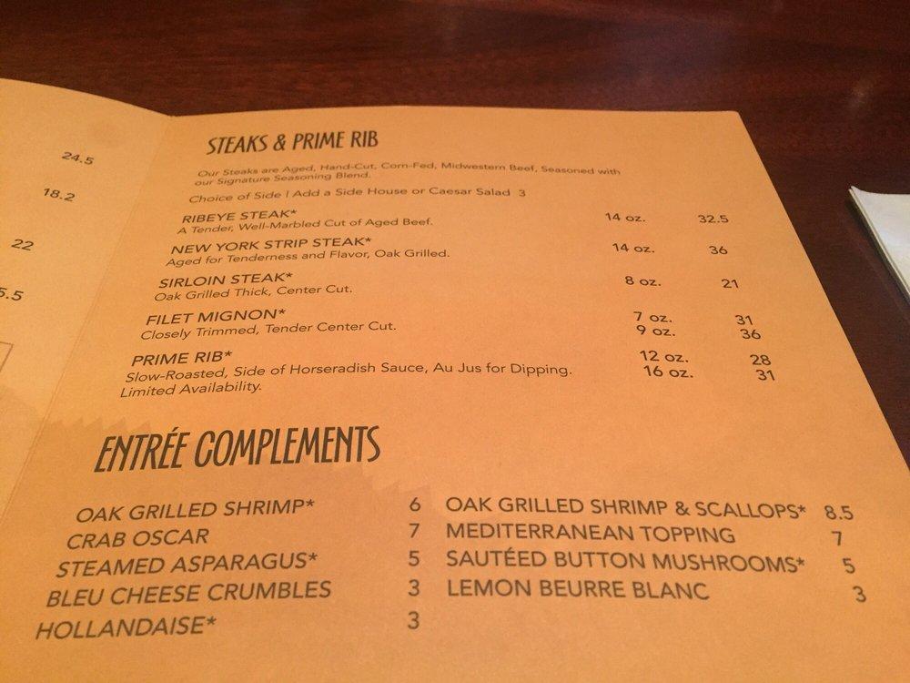 Menu at Stonewood Grill & Tavern steakhouse, Jacksonville, Baymeadows Rd 3