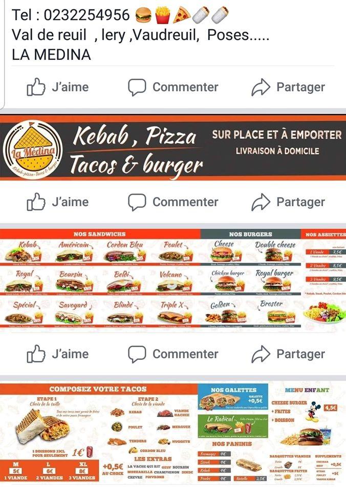 Menu at T'wich pizza fast food, ValdeReuil