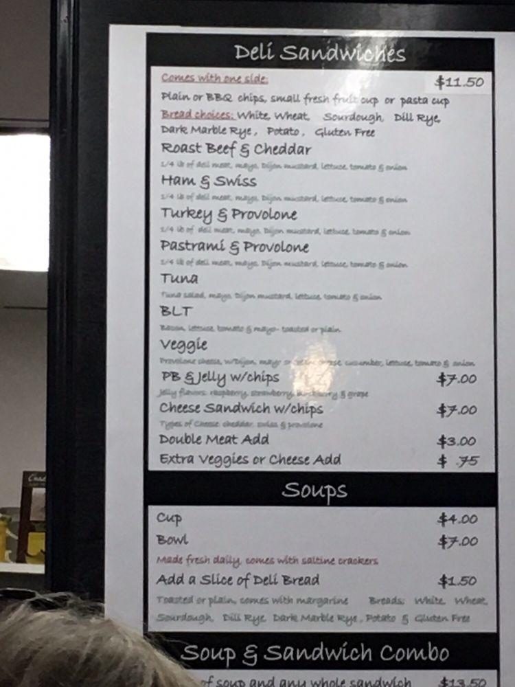 Menu at Fudge Pot desserts, Fairbanks