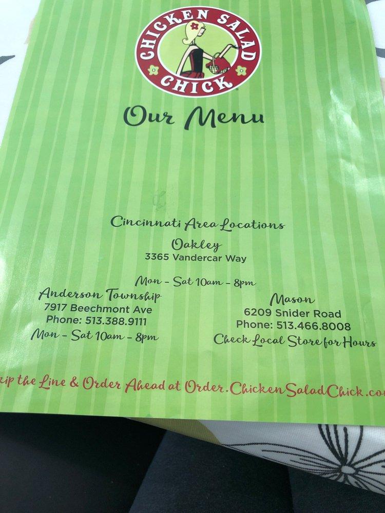 Chicken Salad Chick, 3301 Vandercar Way in Cincinnati - Restaurant menu and  reviews