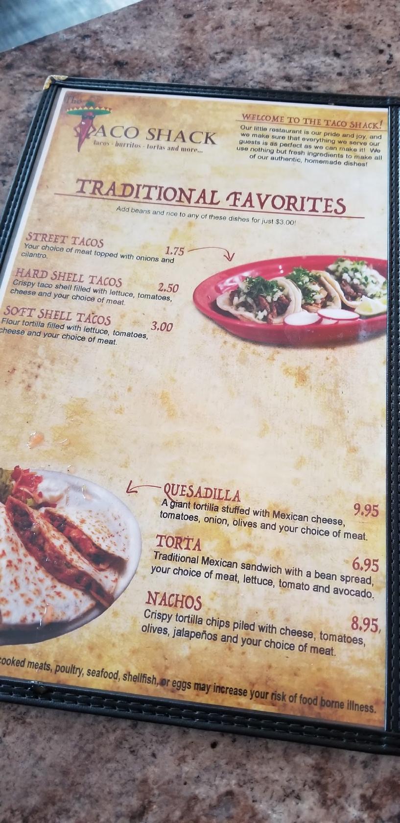 Menu at ANITA’S SABOR LATINO RESTAURANT, Selah