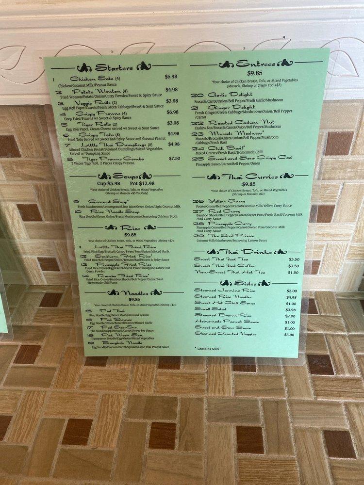 menu-at-little-thai-kitchen-restaurant-flagstaff