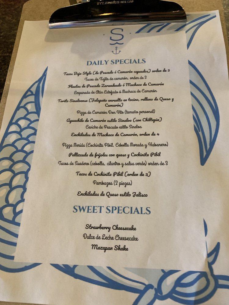 Menu at Sayu Snacks restaurant, Laredo, 416 Shiloh Dr a5