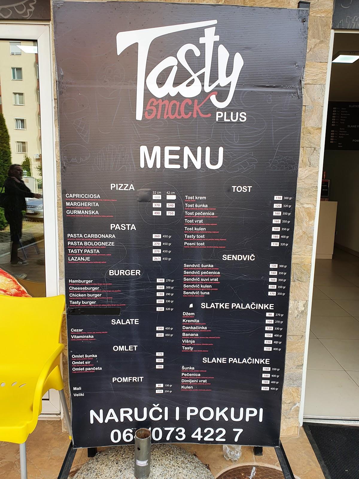 Menu At Tasty Snack Restaurant Ni