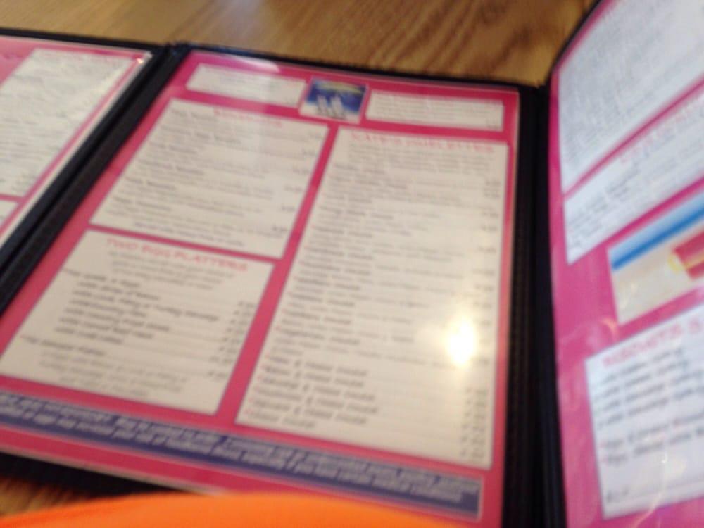 Menu at Kate's Pancake House restaurant, Carolina Beach
