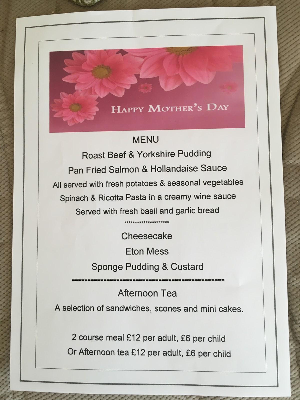 Menu at Daisy's Coffee Shop & Bistro cafe, Tickhill