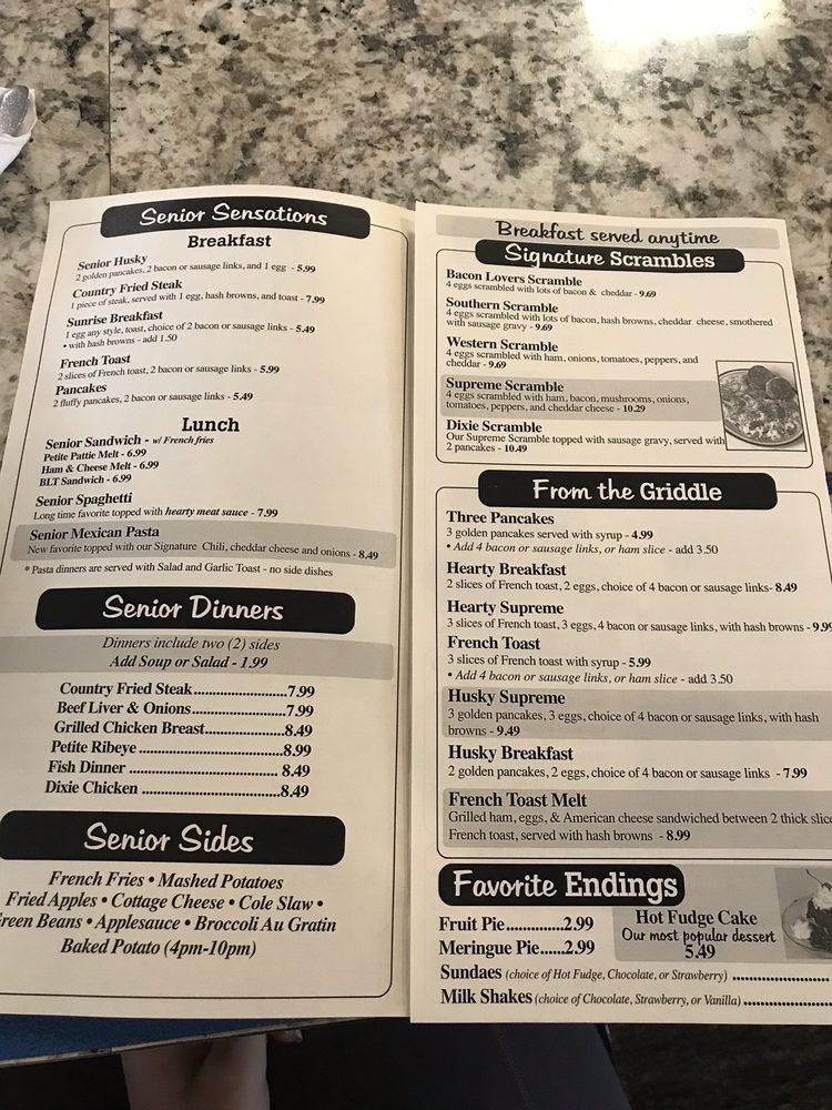 Menu at Jerry's Great American Restaurant, Uhrichsville