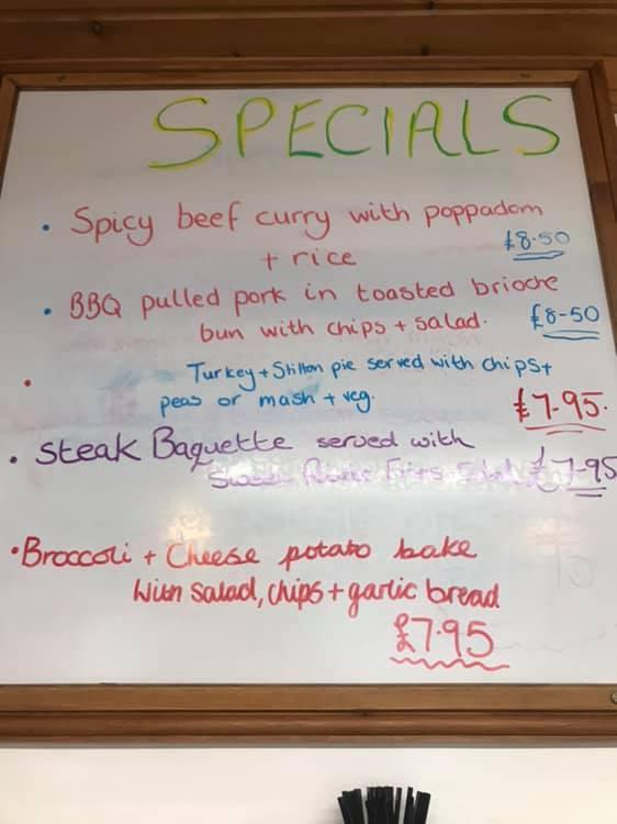 Menu at The Fisherman's Rest restaurant, Boston, Westwood Lakes