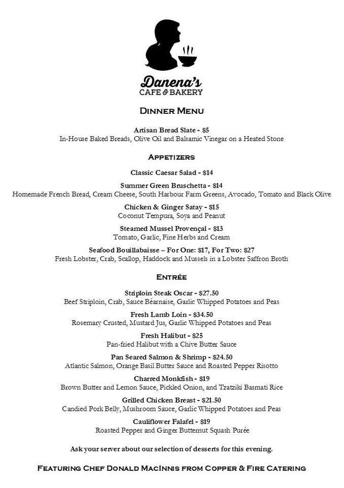 Menu at Copper & Fire Catering, Sydney