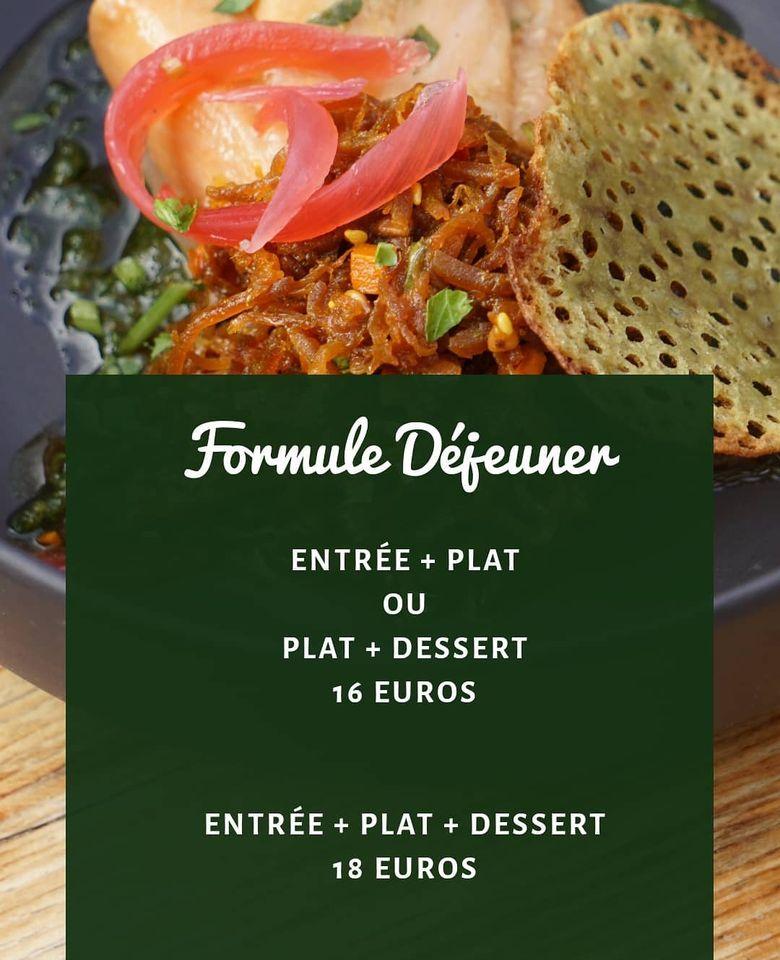 Menu at L'ardoise restaurant, Vannes