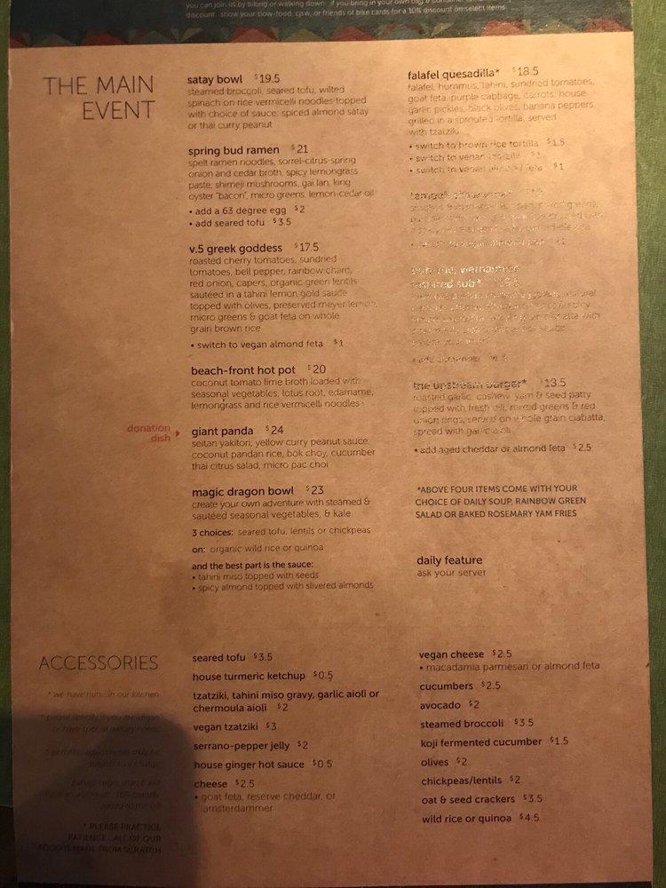 Menu at The Coup pub & bar, Calgary