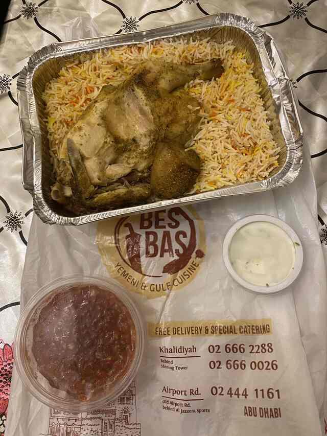 Menu At Besbas Yemeni Mandi And Gulf Cuisine Restaurant, Abu Dhabi 