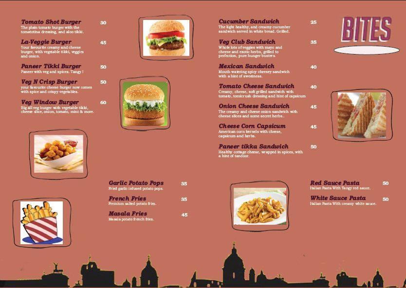 Bean Brothers Cafe menu