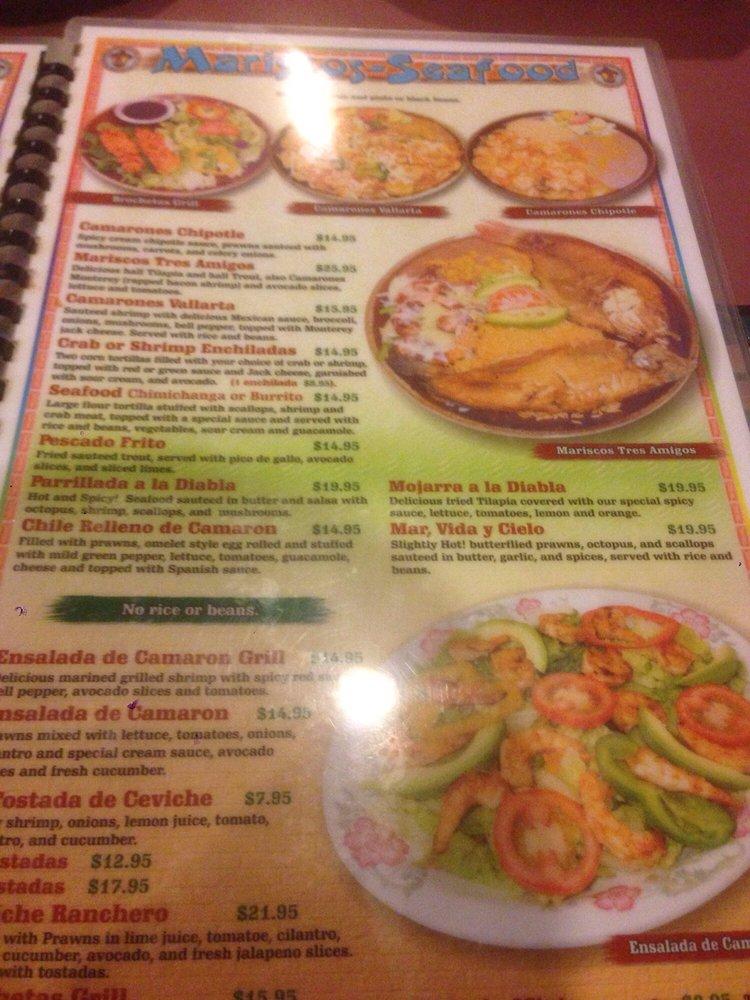 Menu at La Hacienda Real restaurant, Salem, Commercial St SE
