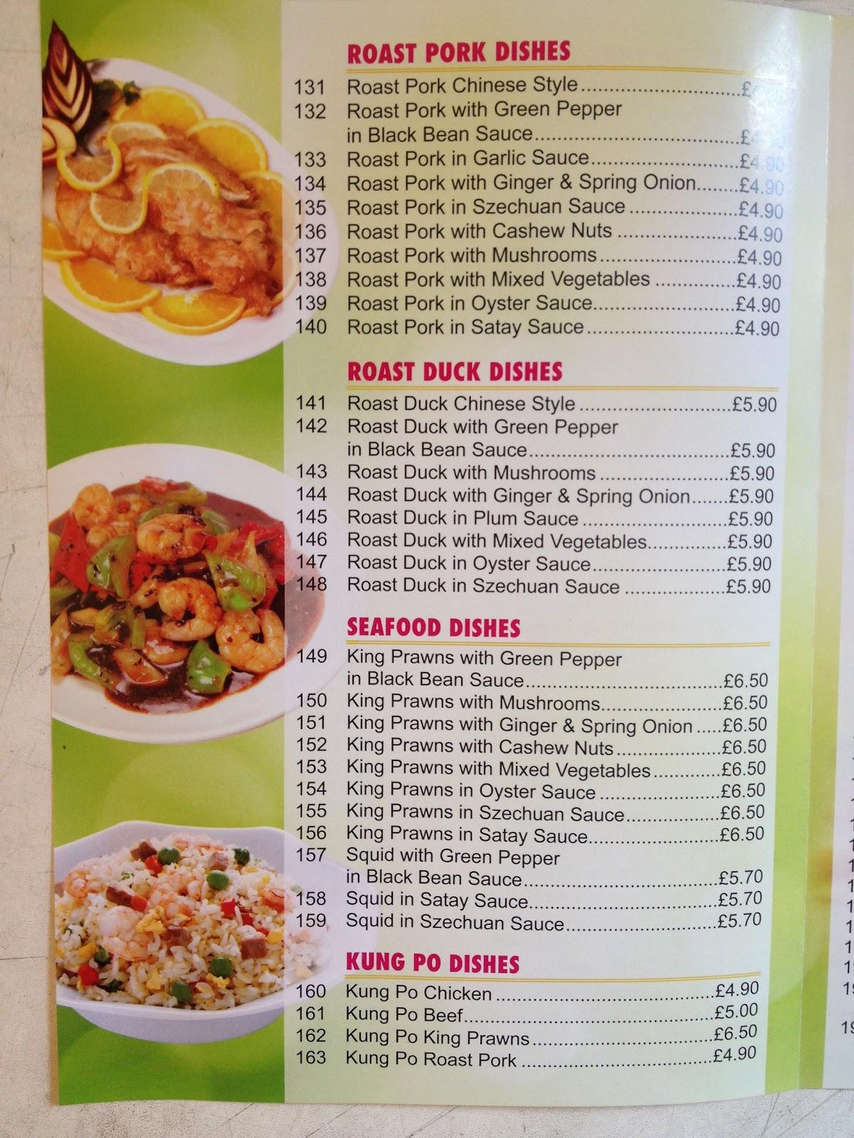 Menu at Peking House fast food, Rainham, 198 Upminster Rd S