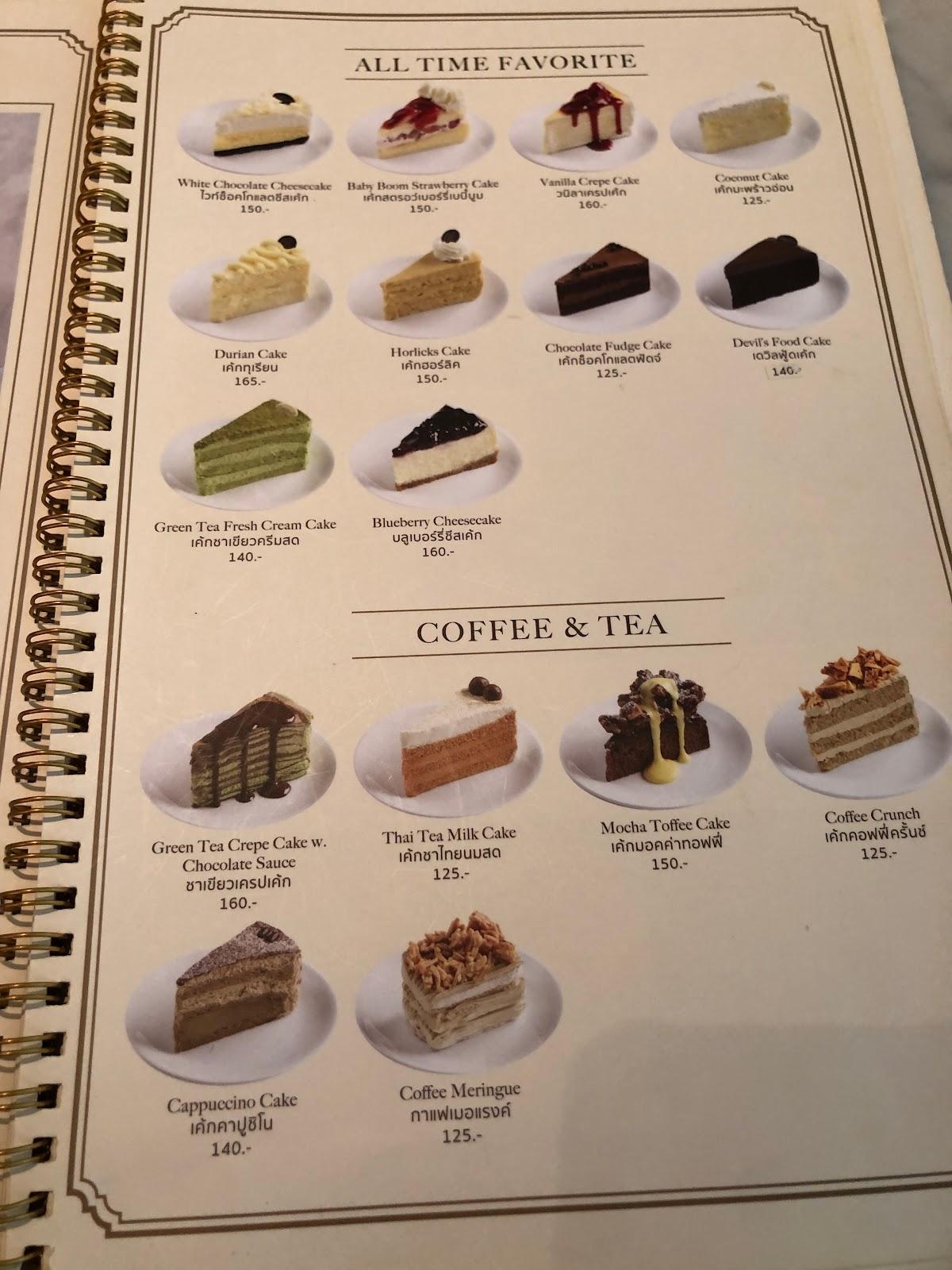 Carta del restaurante Coffee Beans By Dao (Central Embassy), Bangkok, 3