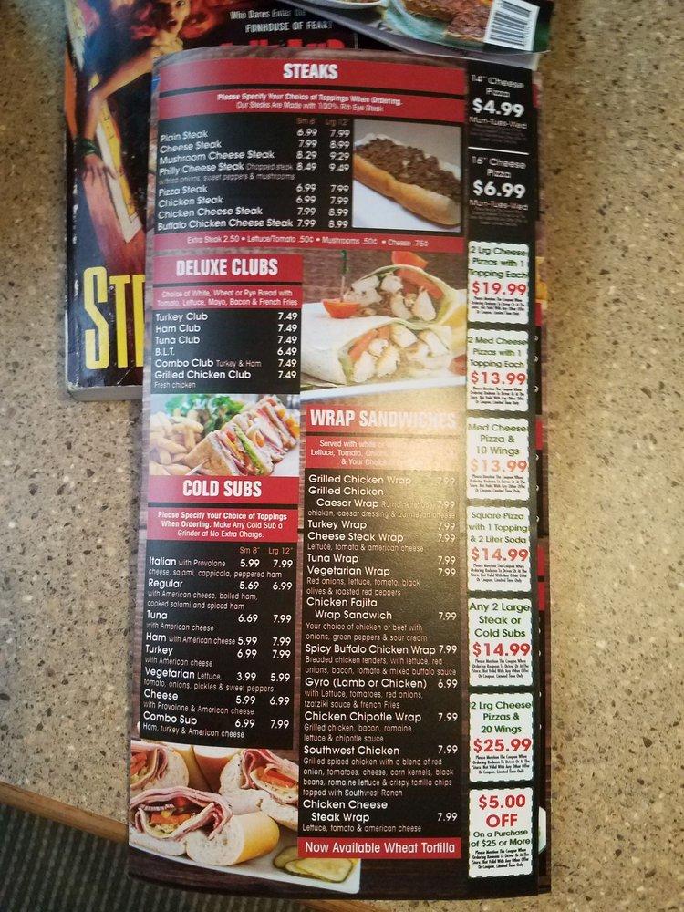 Menu at Pizza House pizzeria, Cecilton