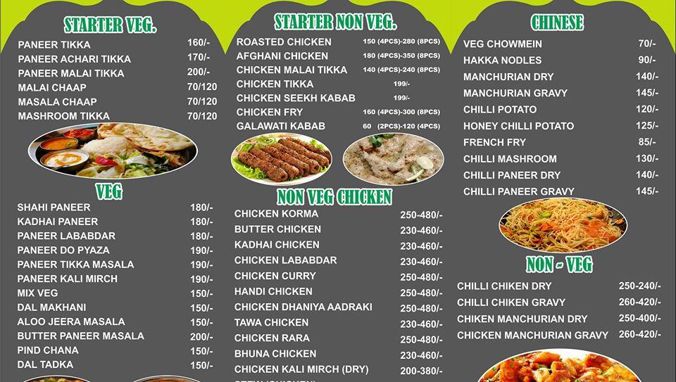 Menu At Onion Express Resturent, Greater Noida