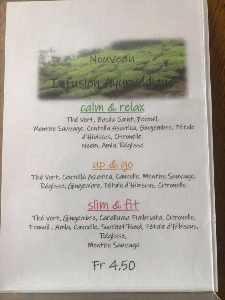 Menu di Café restaurant L'Union à La Joux 