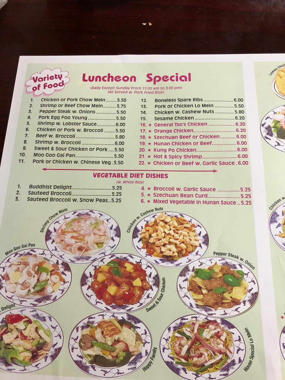 Menu At Jin Jin Chinese Restaurant Easton