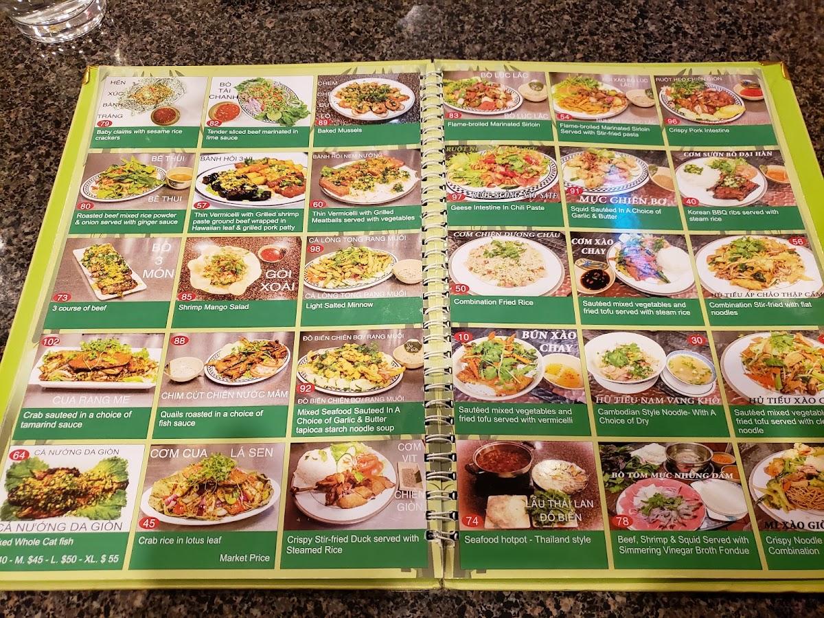 Menu at Đồng Quê Restaurant, Garland