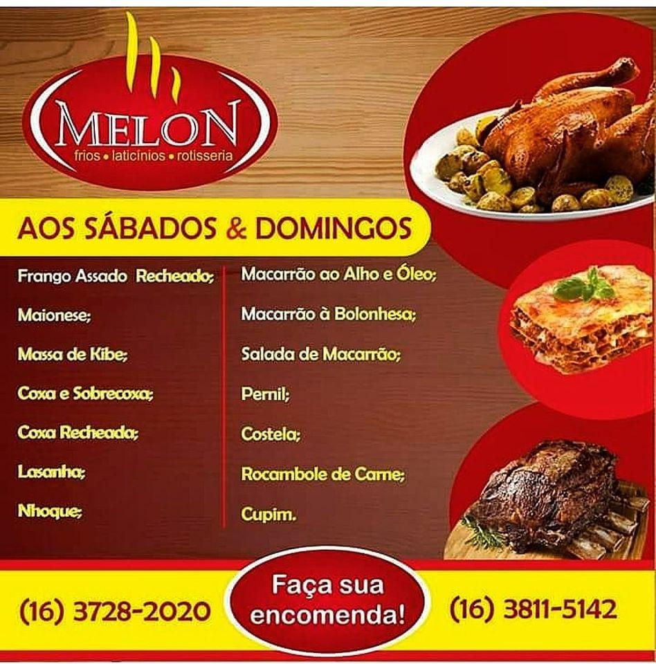 Menu em Melon - Rotisseria São Joaquim da Barra SP, São Joaquim da Barra