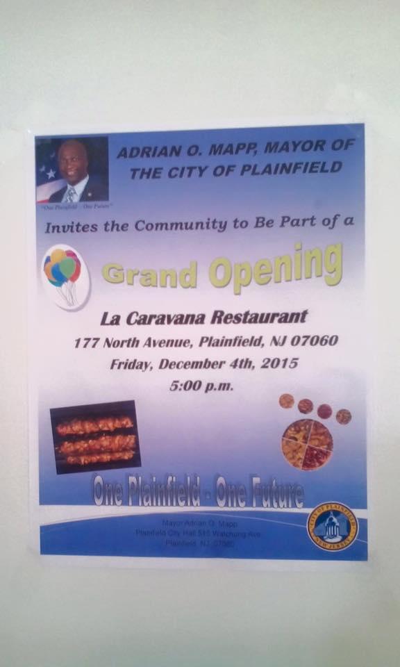 La Caravana BBQ 177 North Ave in Plainfield Restaurant menu and