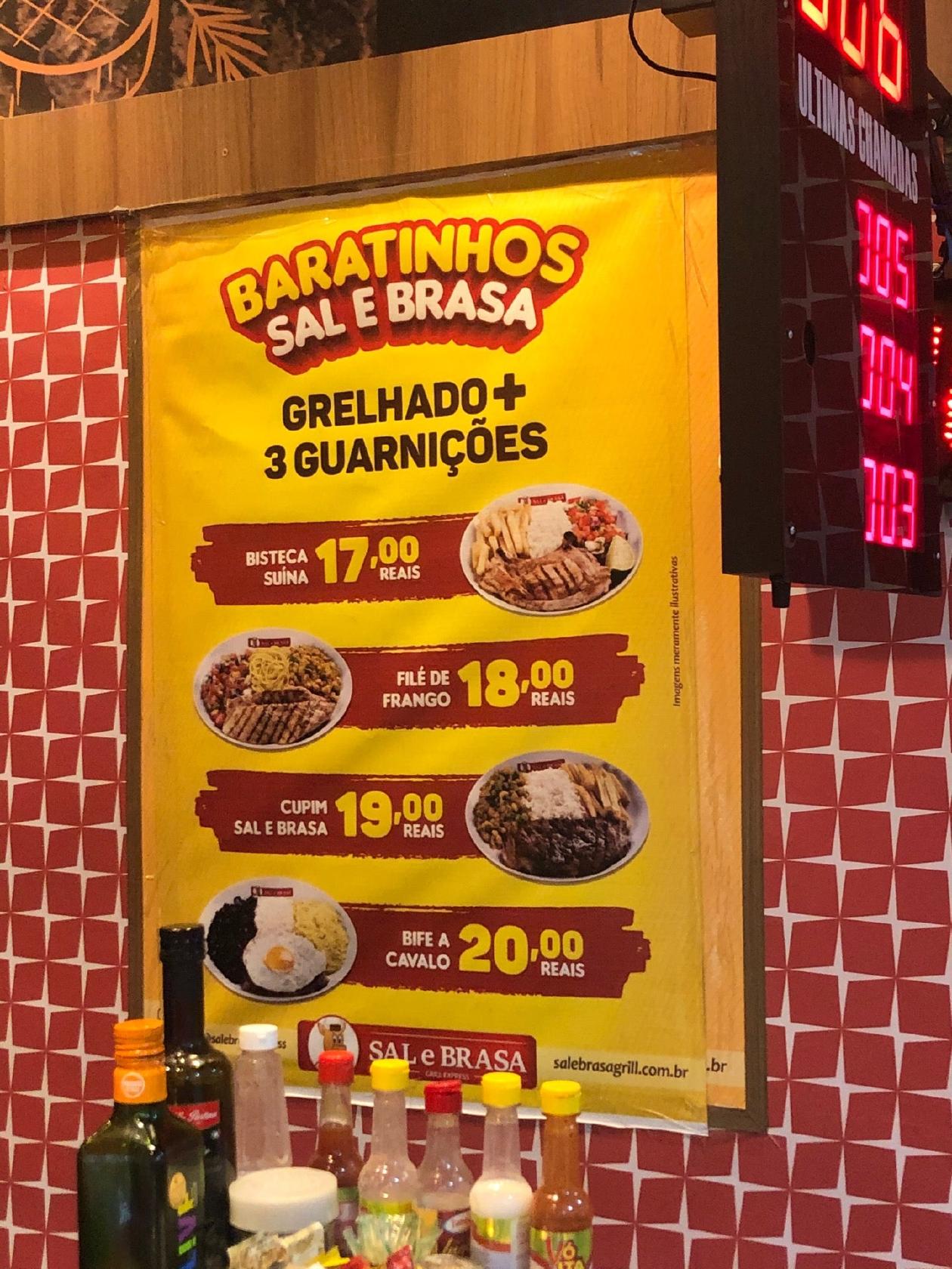 Menu At Sal E Brasa Grill Express Restaurant Jo o Pessoa Av Gov 