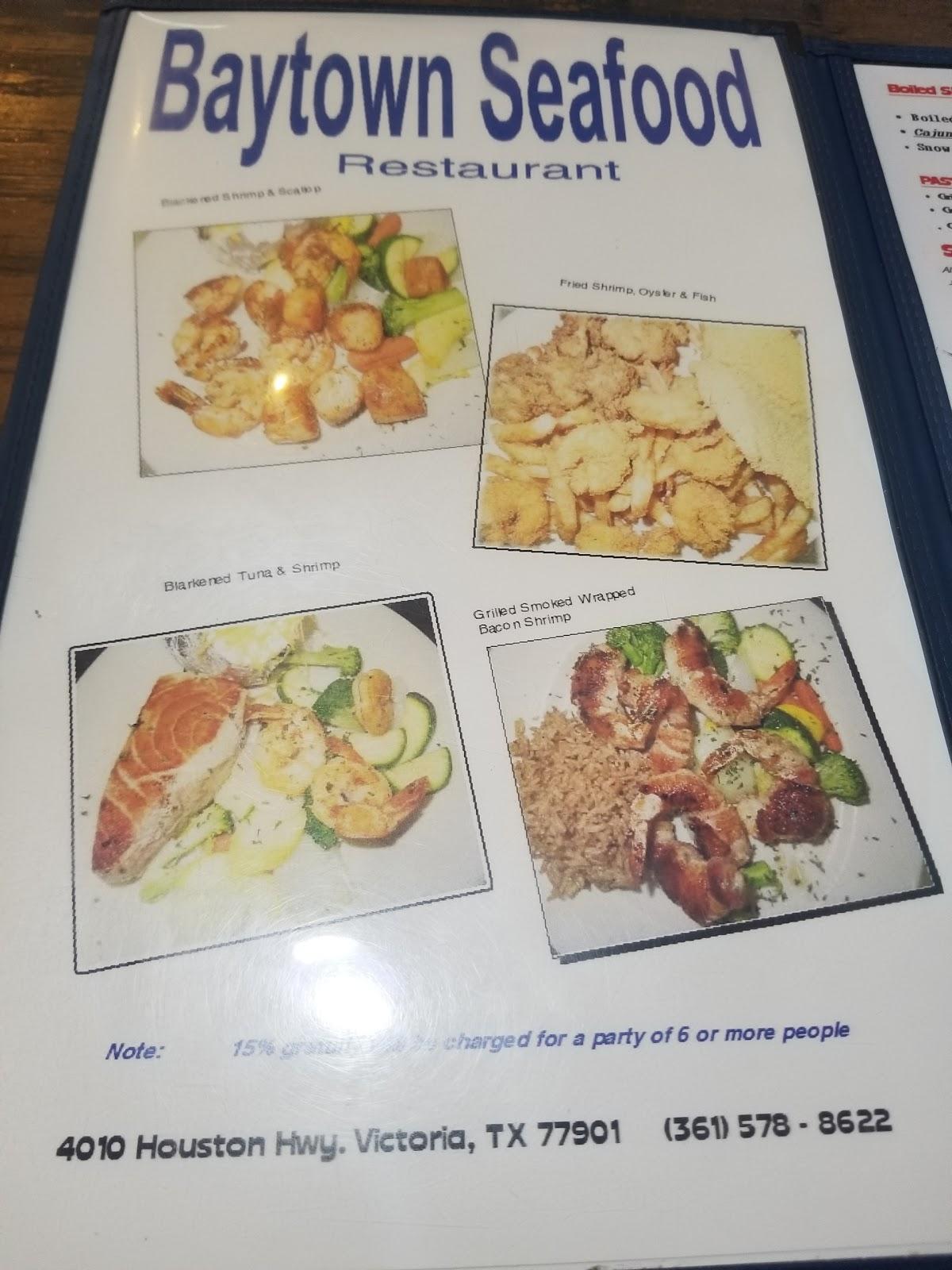 Menu At Baytown Seafood Restaurant Victoria   R2c5 Baytown Seafood Restaurant Menu 2022 09 