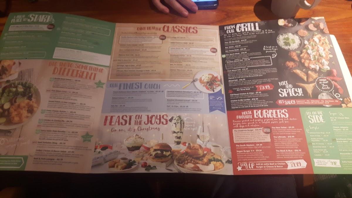 Menu at The Haven Brewers Fayre pub & bar, Grimsby
