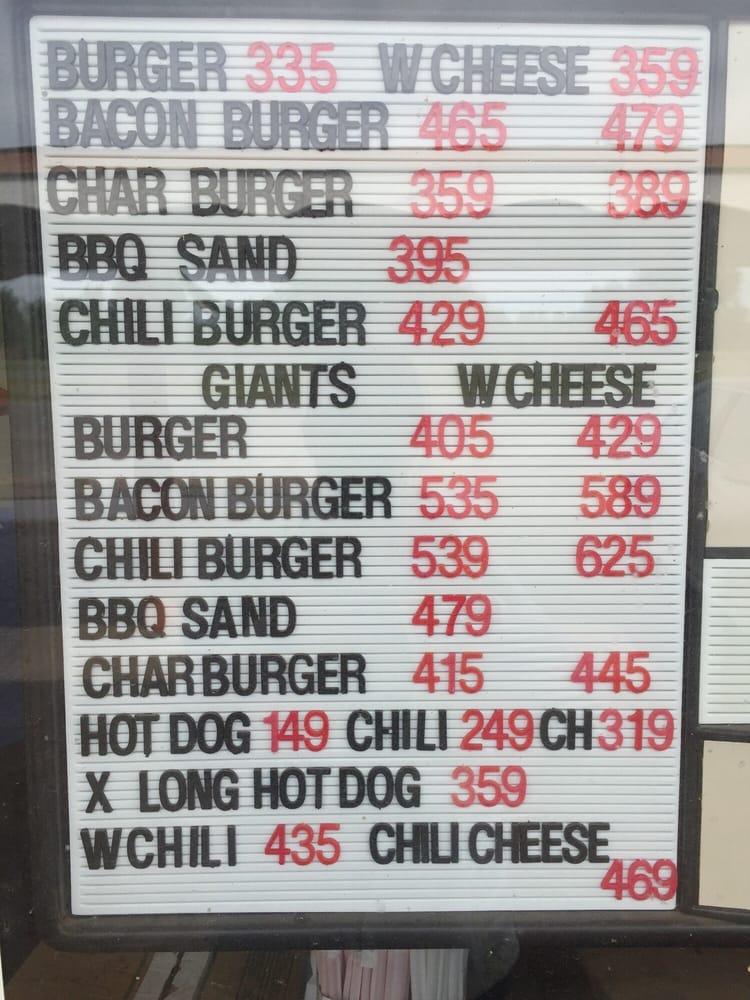 Menu at Dixie Dog Drive In restaurant, Idalou, 726 Frontage Rd
