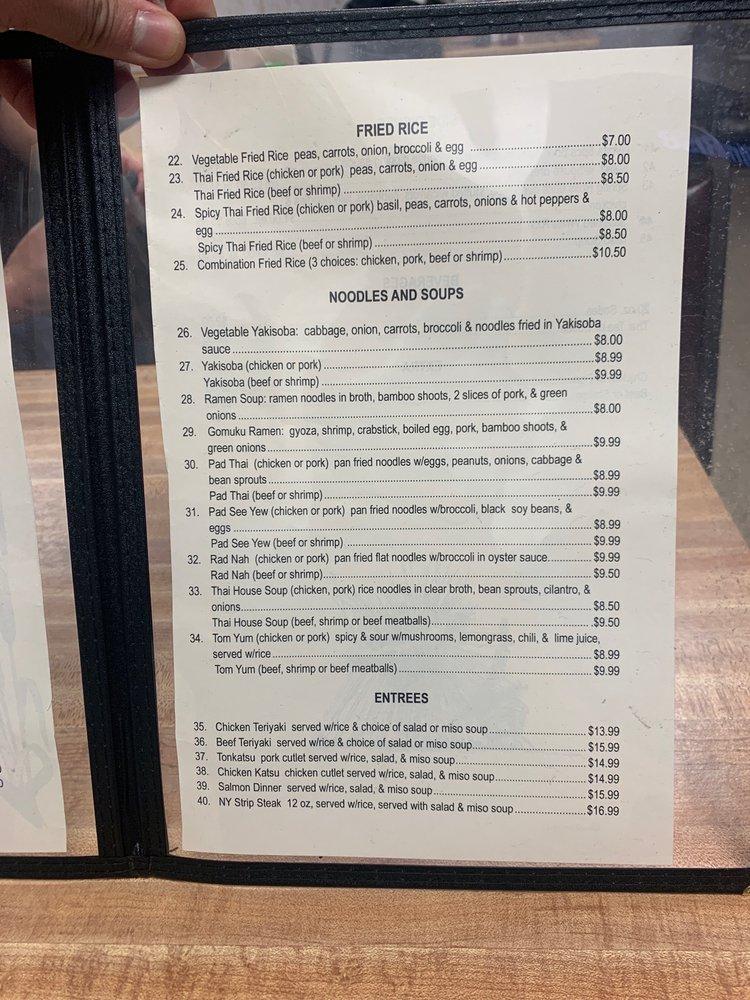 Menu at Bamboo House restaurant, Cookstown, 24 Wrightstown Cookstown Rd