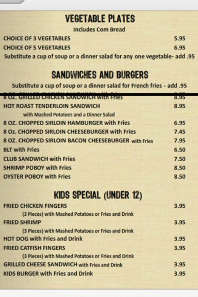 Menu at 410 Diner restaurant, San Antonio