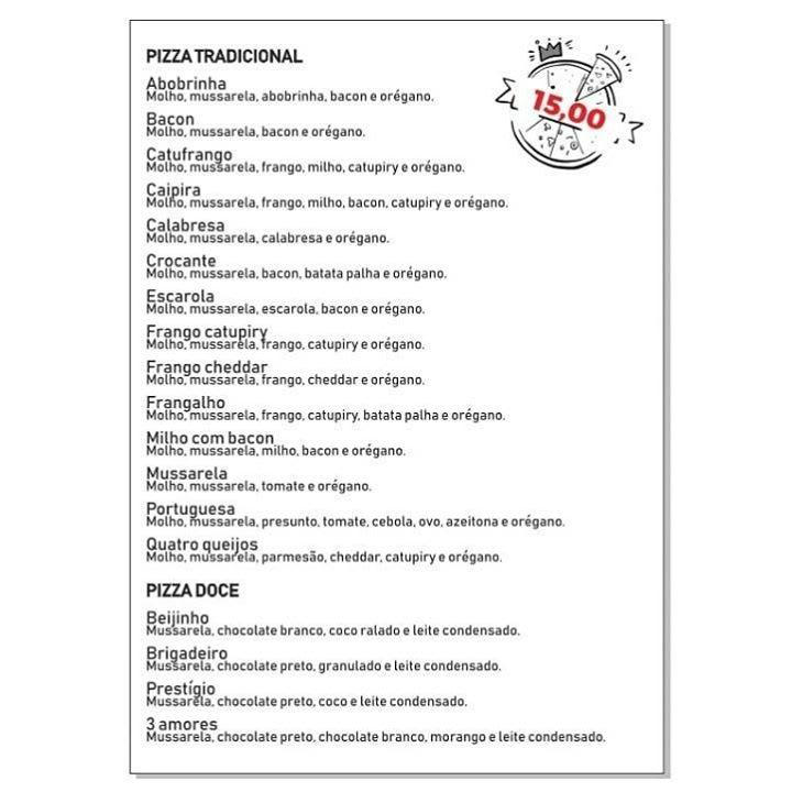 A Dona do Sabor Pizzas cardápio
